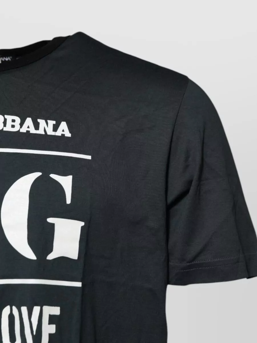 Dolce&Gabbana Cotton Printed Short-Sleeve T-Shirt