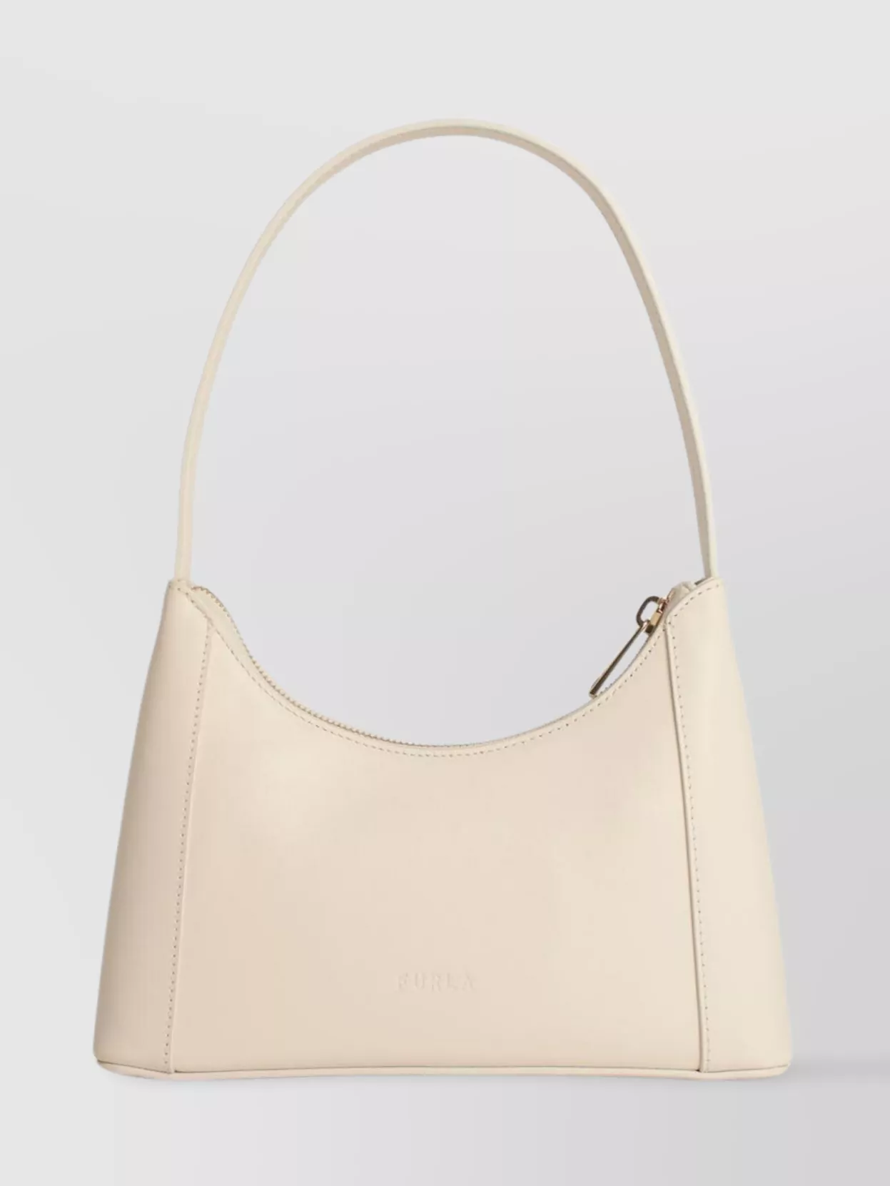 Furla 'Mini Bag Leather Curved Handle'