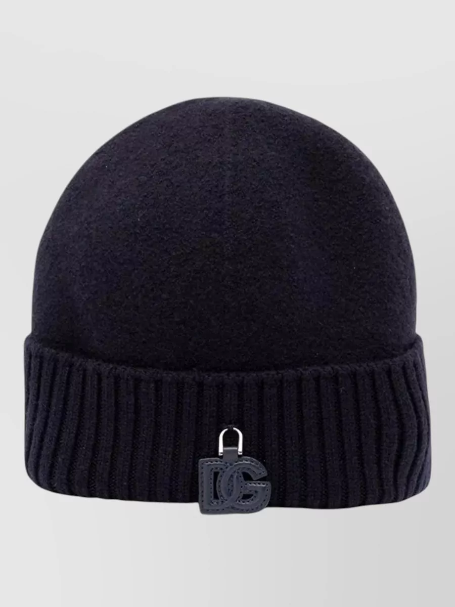 Dolce&Gabbana wool ribbed beanie