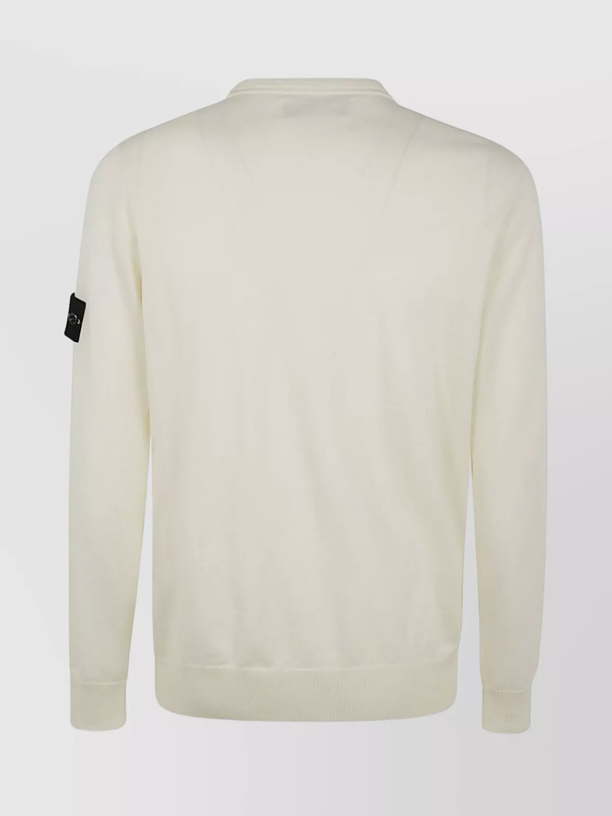 Stone Island Crew Neck Jumper Ribbed Cuffs Long Sleeves