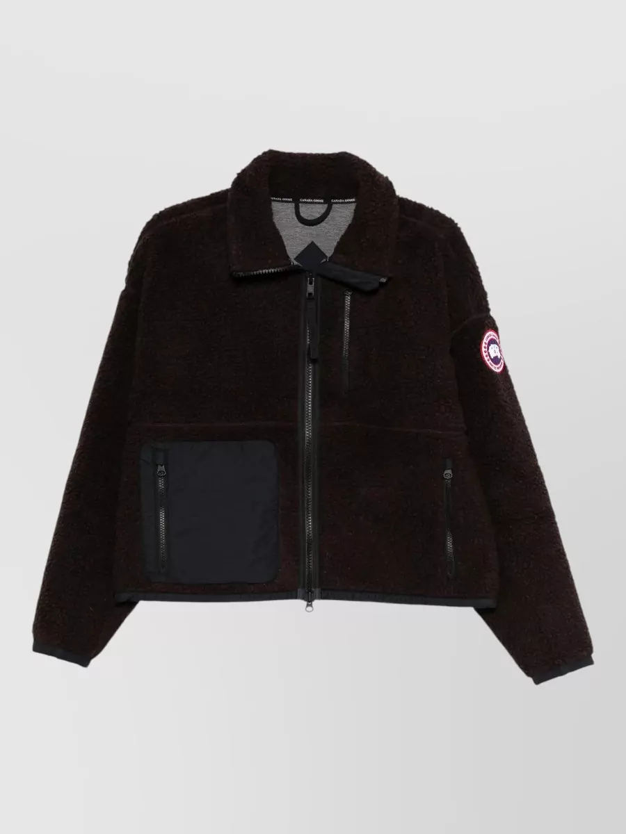 Canada Goose wool fleece zip up jacket