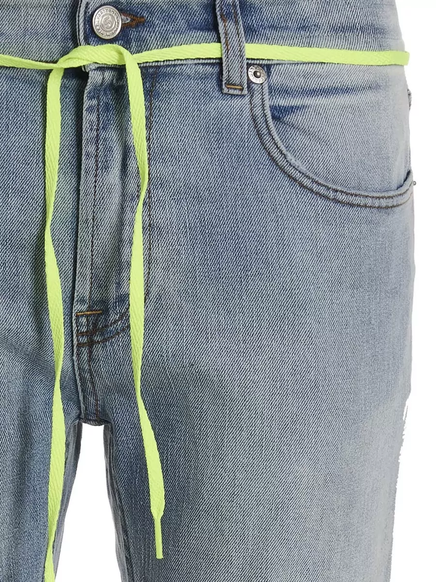 Department 5 Denim Slim-Fit Straight-Leg Jeans