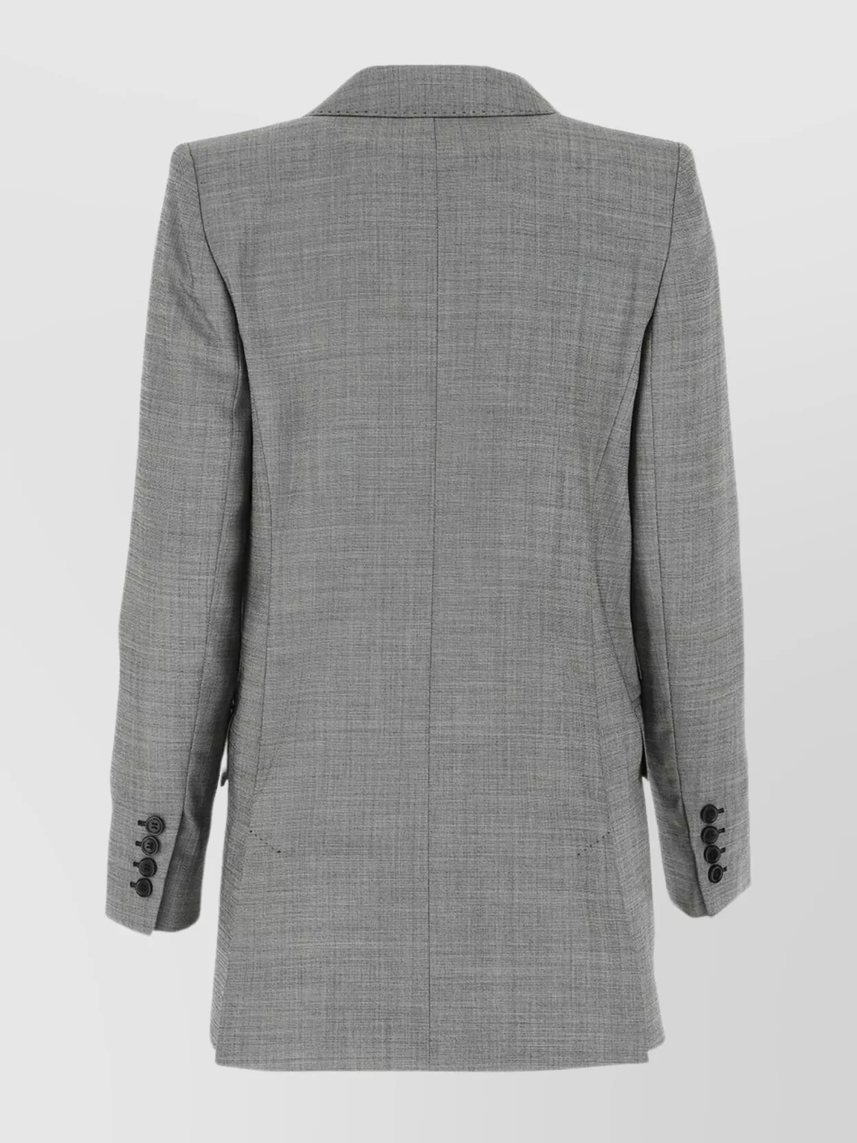 Max Mara Stretch Wool Double-Breasted Jacket