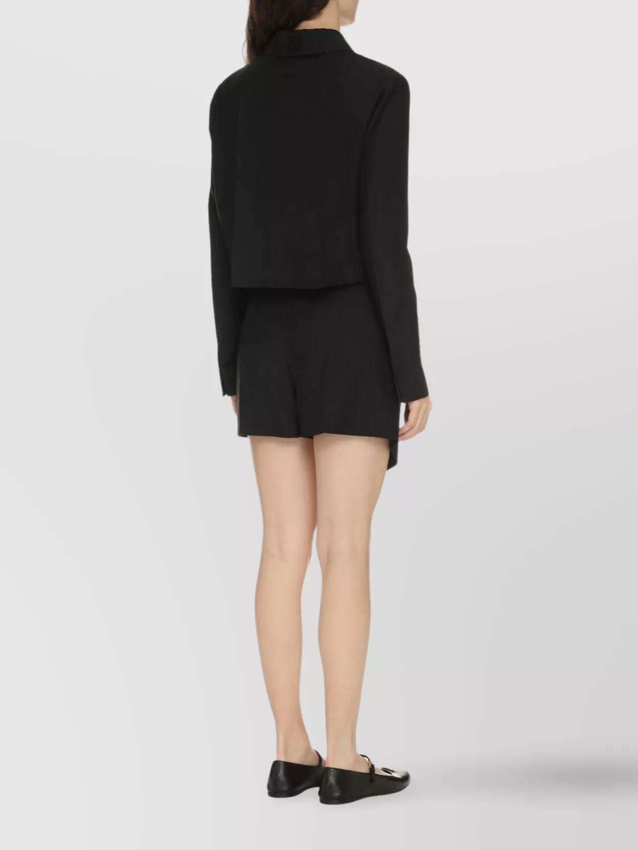 Fendi Cropped Wool And Mohair Blazer