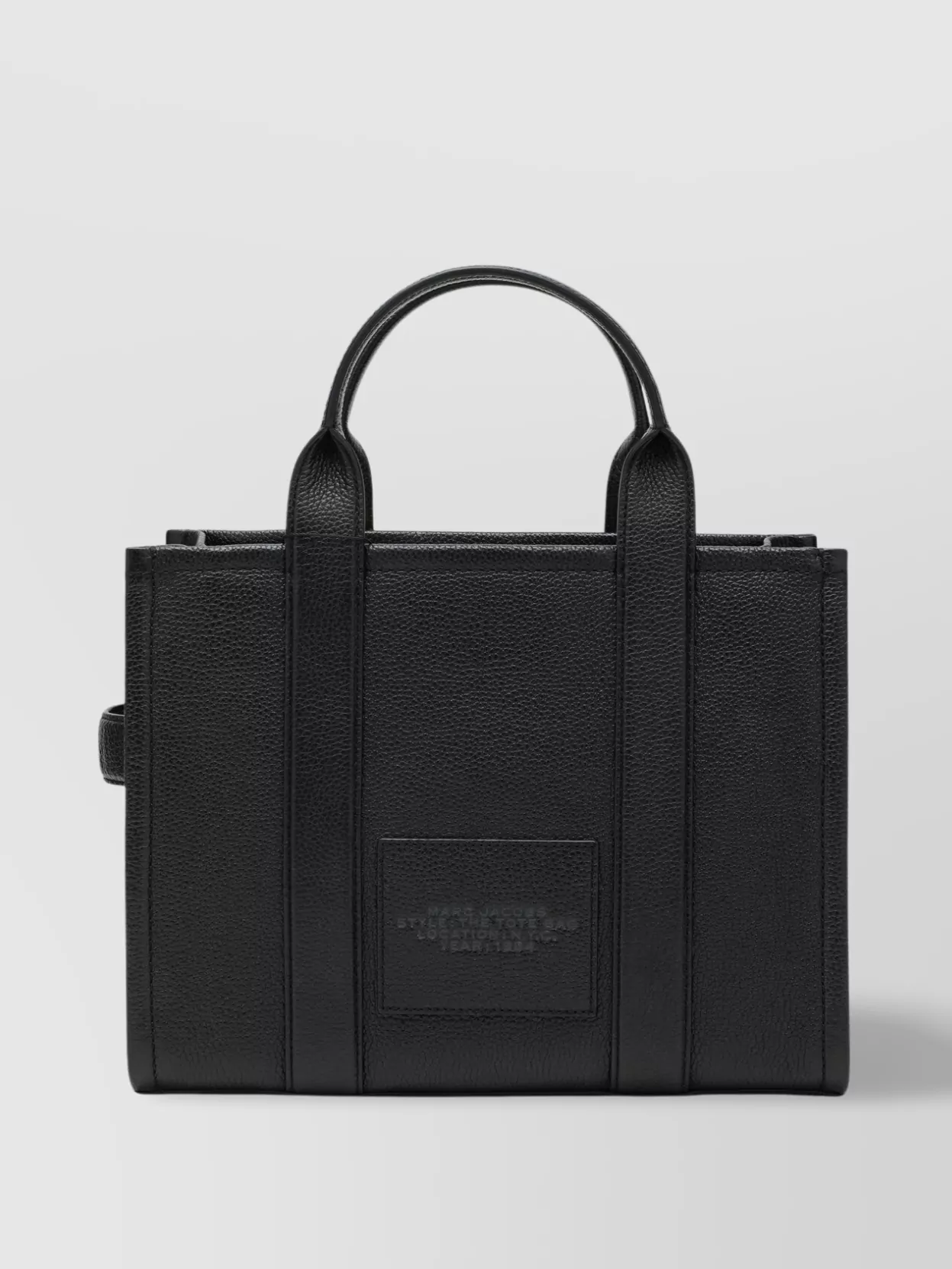 Marc Jacobs Women Black Leather Medium The Tote Bag Handbag In Black