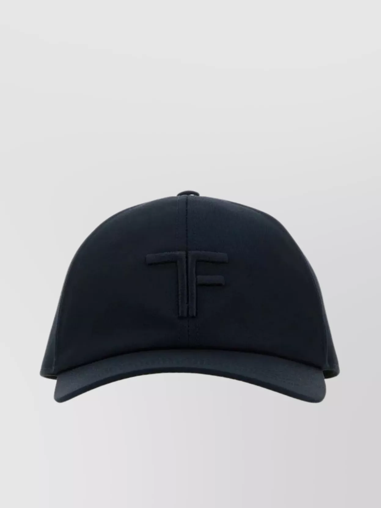 Shop Tom Ford Stitched Cotton Baseball Cap With Curved Visor