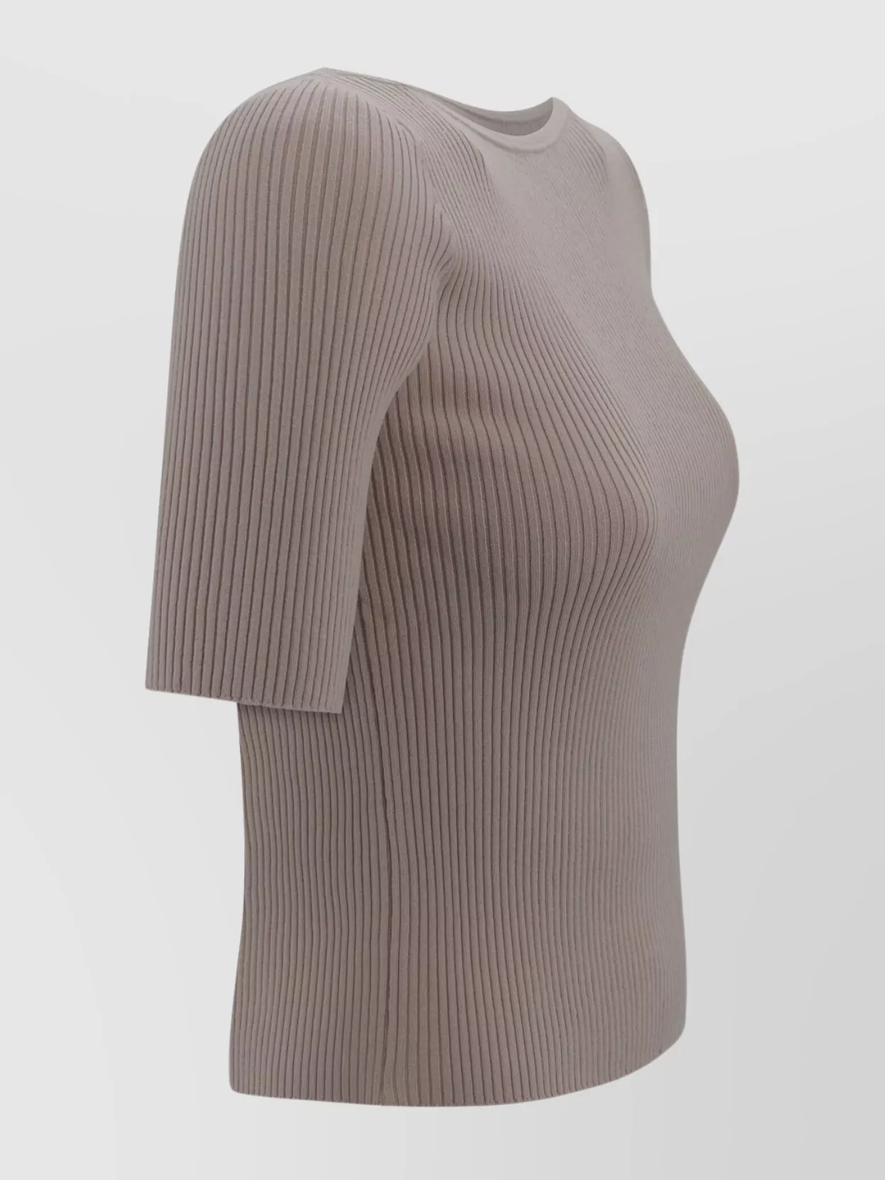 Weekend Max Mara Boat Neck Ribbed T-Shirt