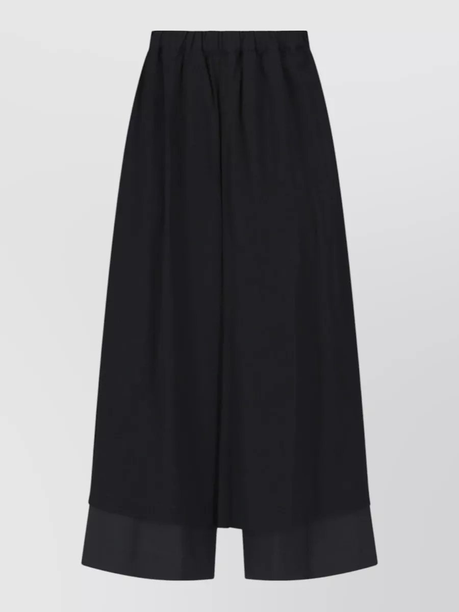Comme des Garçons wool a-line skirt