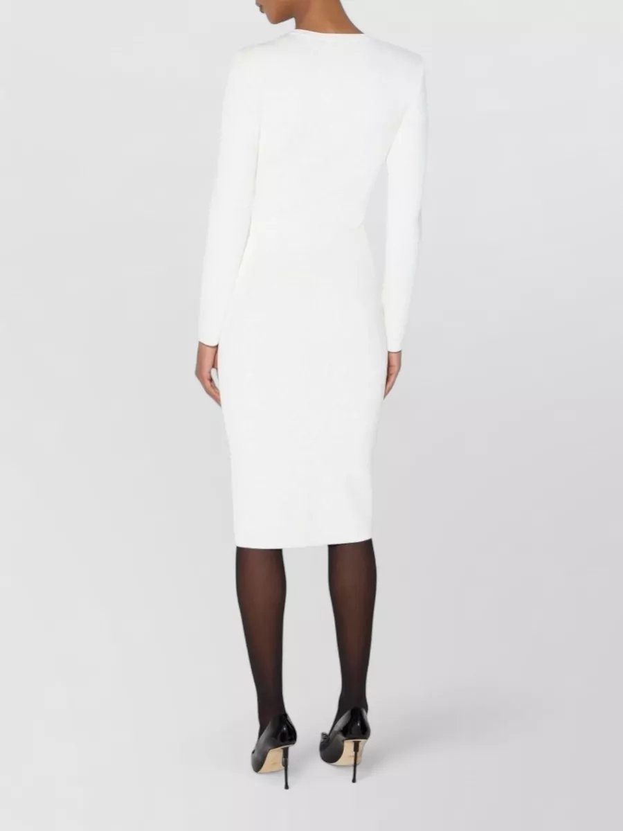 Elisabetta Franchi Slim-Fit Milano-Stitch Cardigan