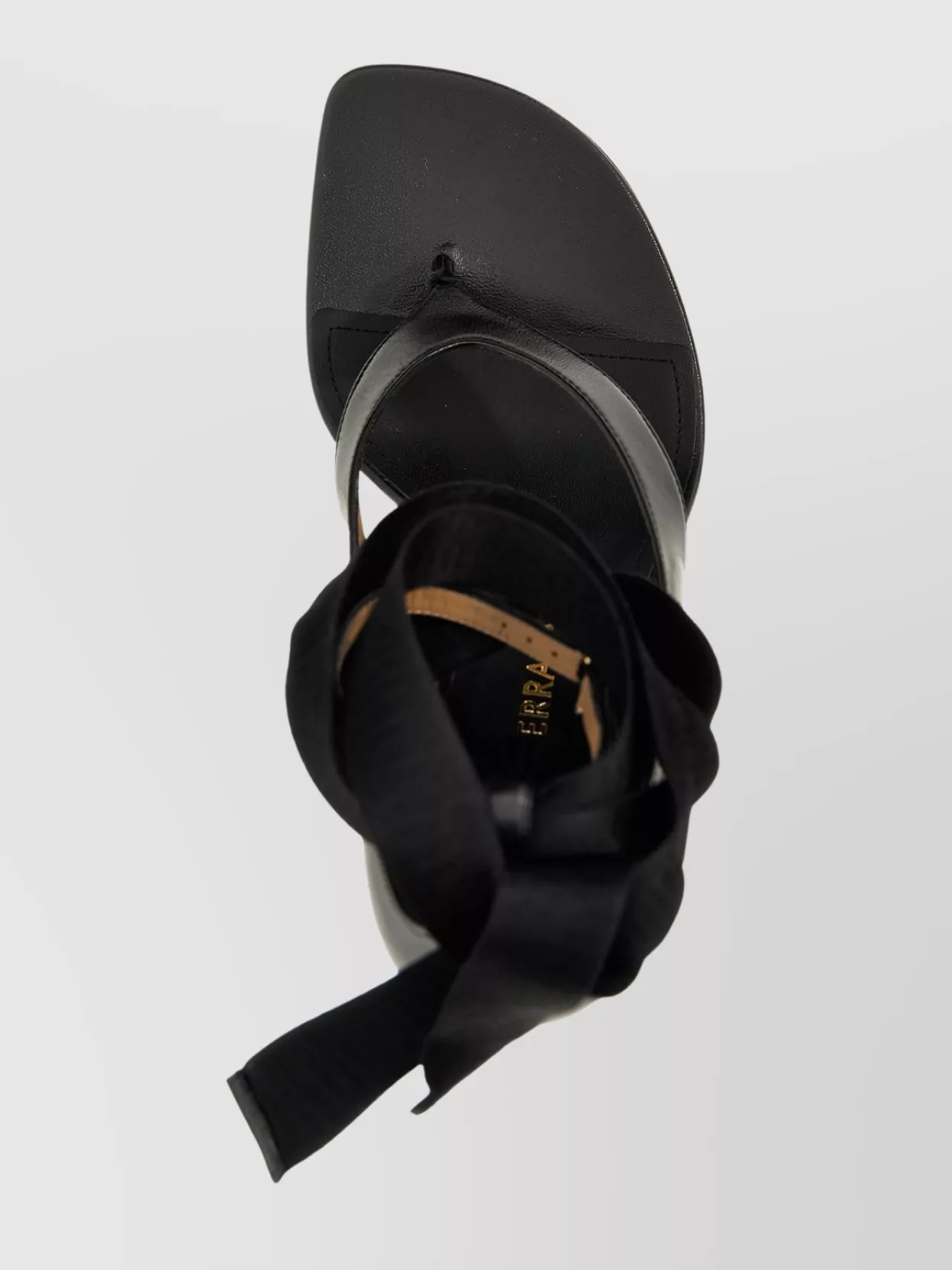 Ferragamo "Leliu" Wrap-Around Square Toe Sandals