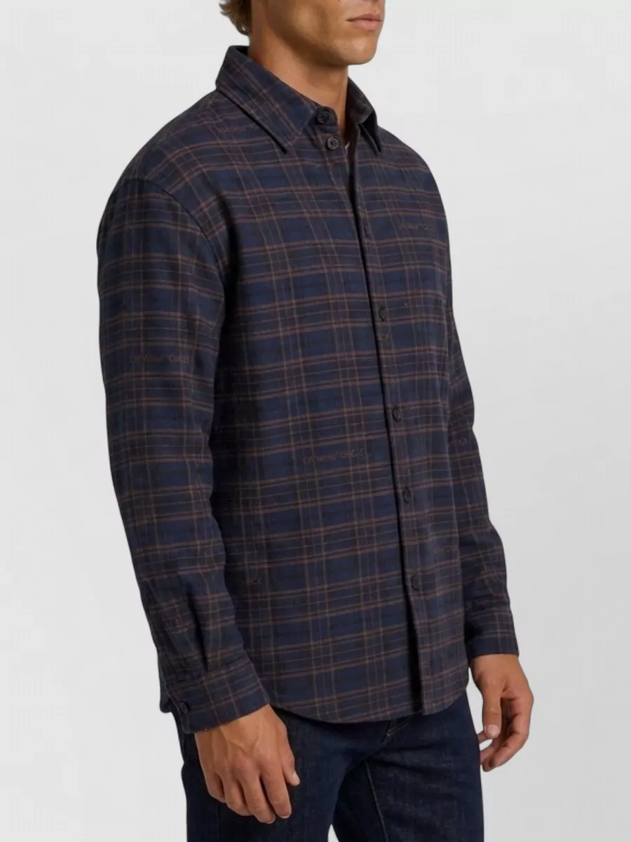 Off-White Checked Padded Overshirt