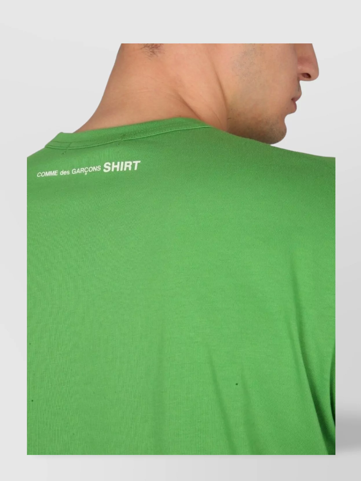 Comme Des Garçons Logo Print Crew Neck T-Shirt