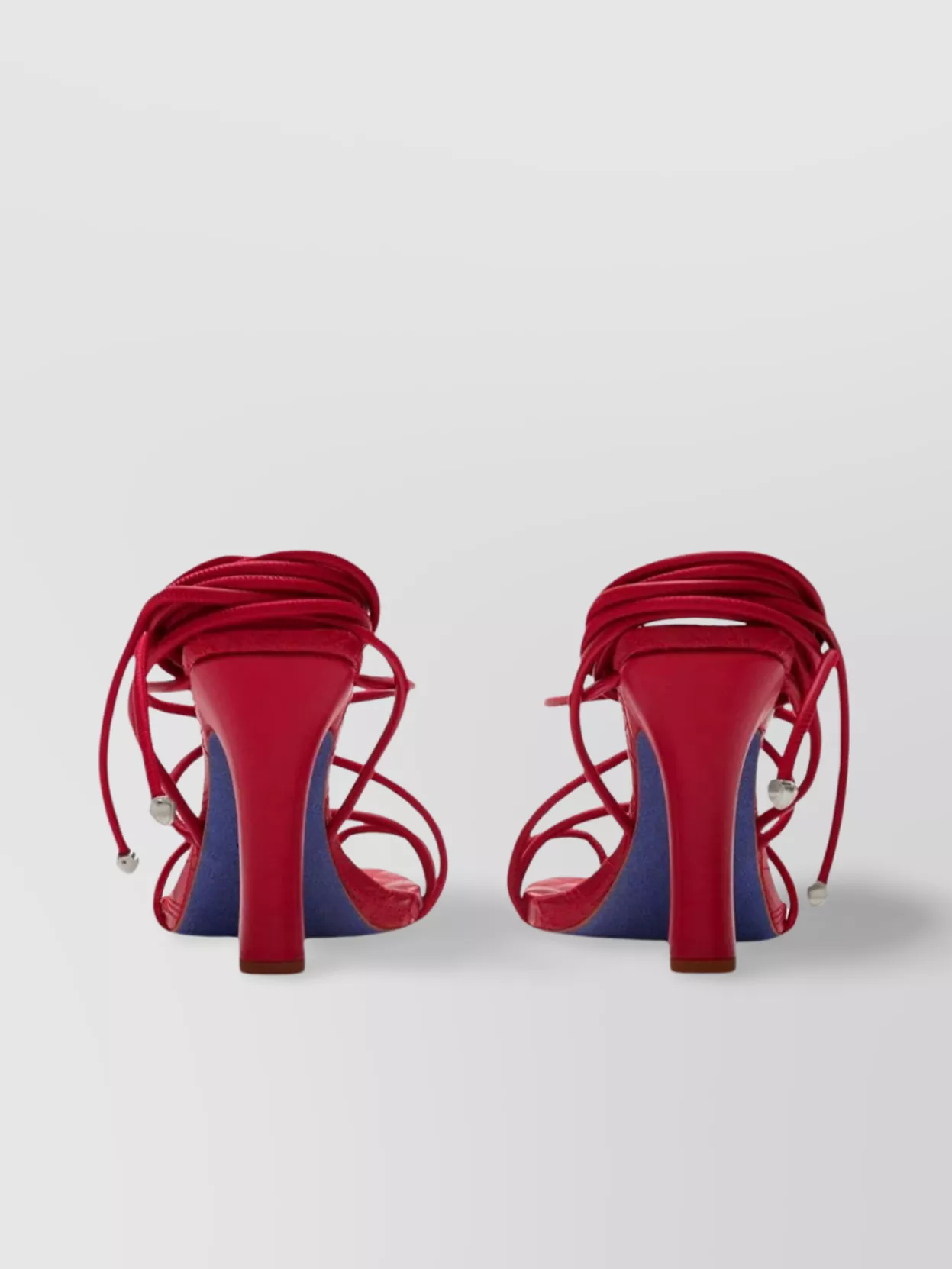 Burberry Quilted Strappy Sandals Metal Hardware