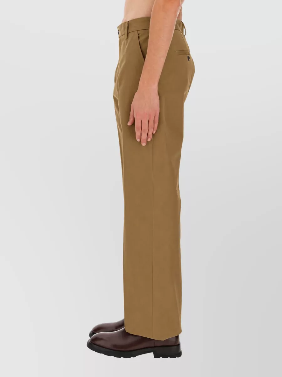 Alexander Mcqueen Logo-Print Straight-Leg Trousers