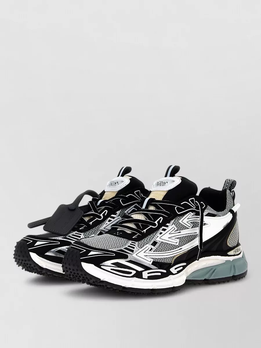 Off-White Leather Low-Top Sneakers