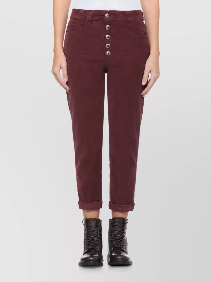 Dondup Corduroy Straight-Leg Jeans