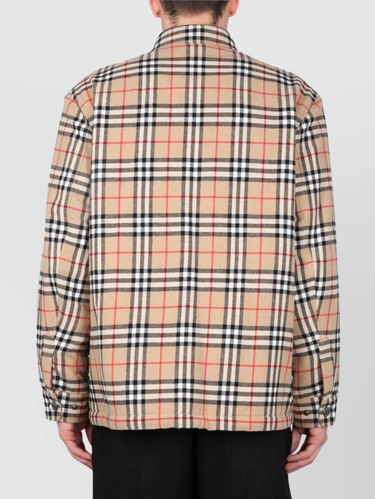 Burberry Jacket With Chest Pockets And Plaid Pattern
