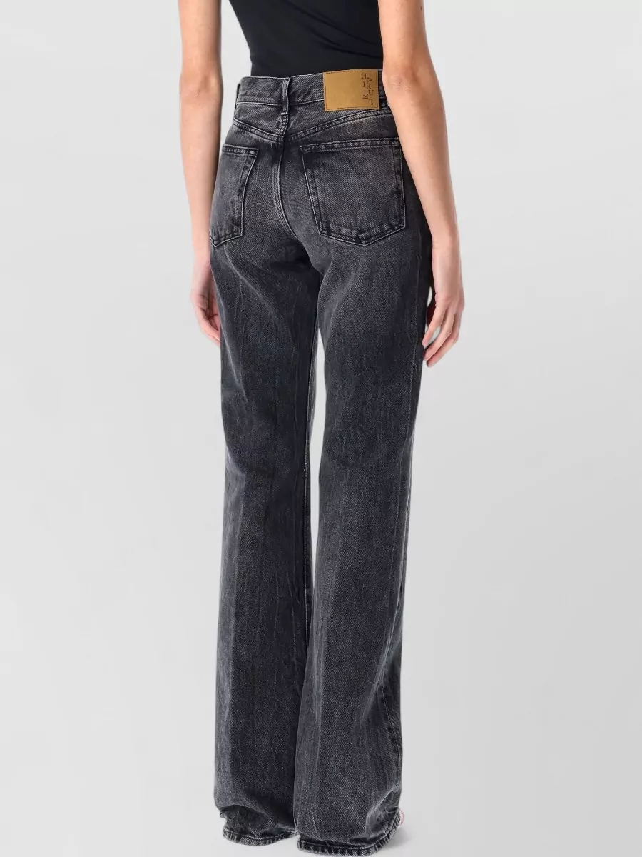 Haikure Cotton High-Rise Wide-Leg Jeans