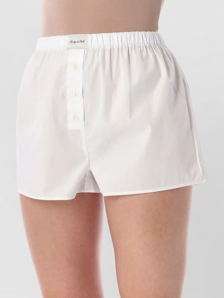Sporty & Rich Cotton Poplin Shorts