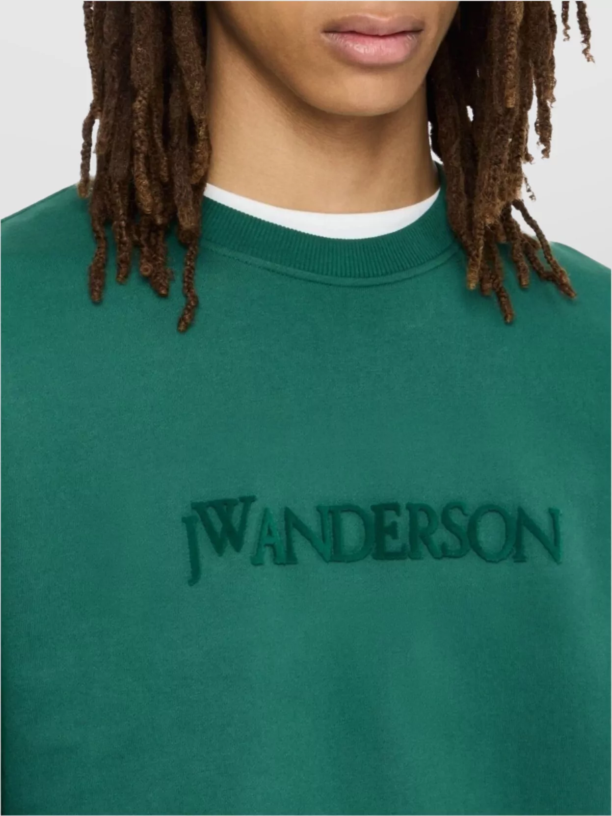 Jw Anderson Crew Neck Long Sleeves Sweatshirt