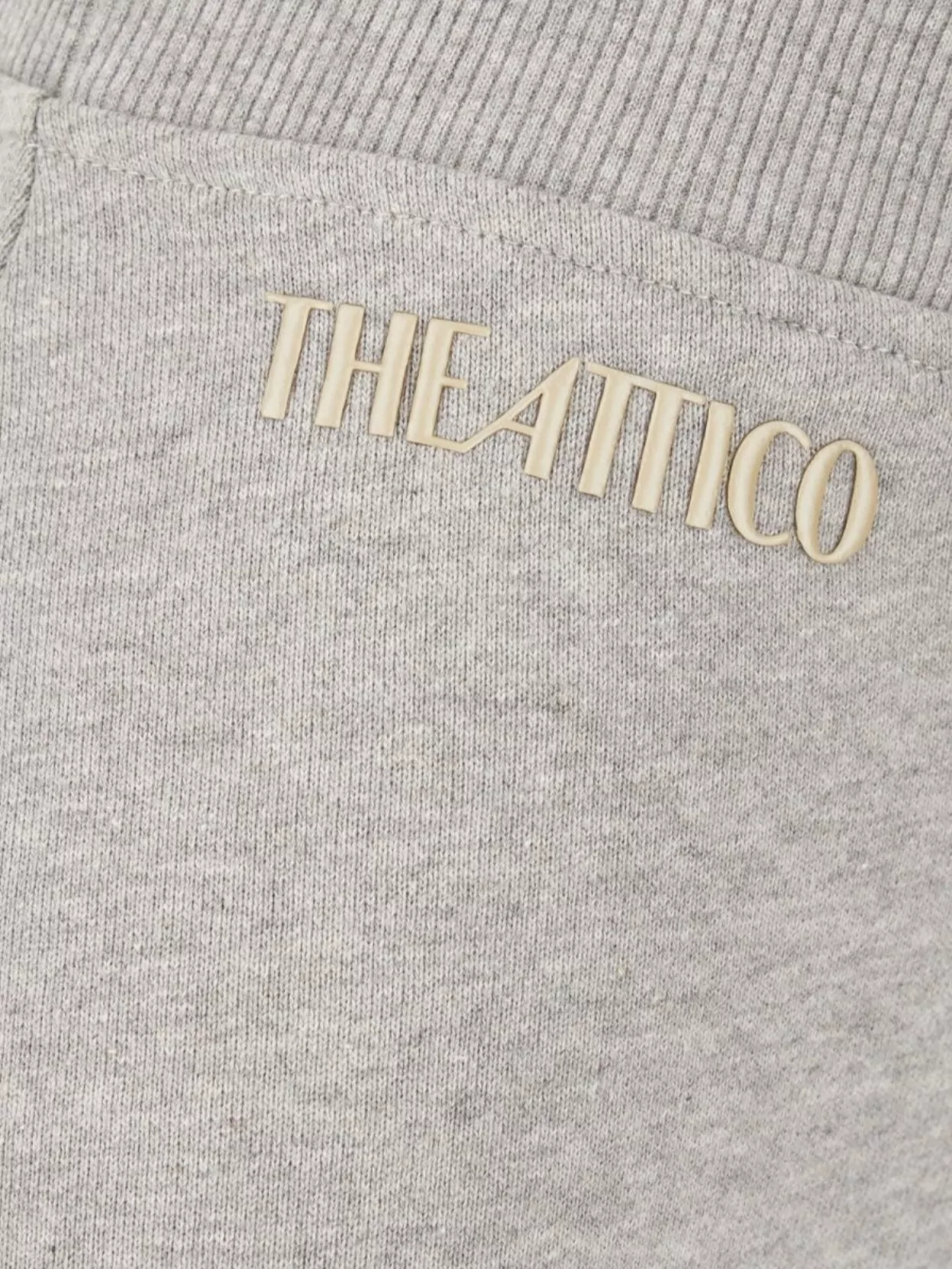 Shop Attico Mini Cotton Skirt Elastic Waistband