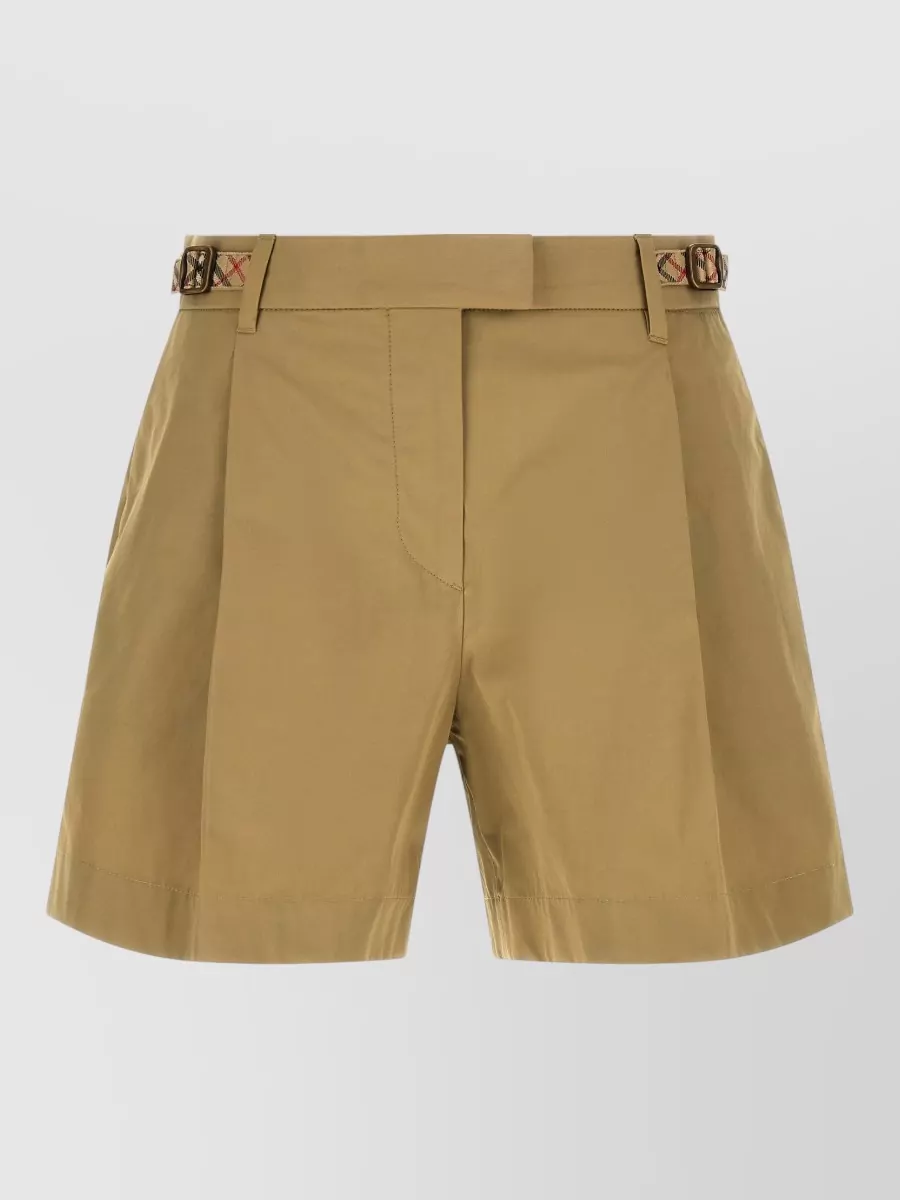 Burberry cotton wide-leg cropped shorts