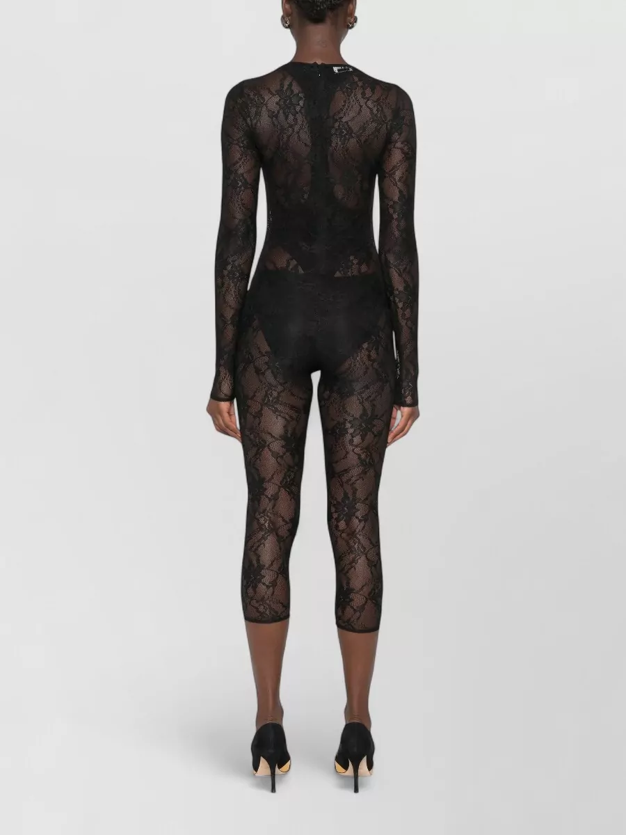 The Andamane Round Neck Long Sleeve Jumpsuit