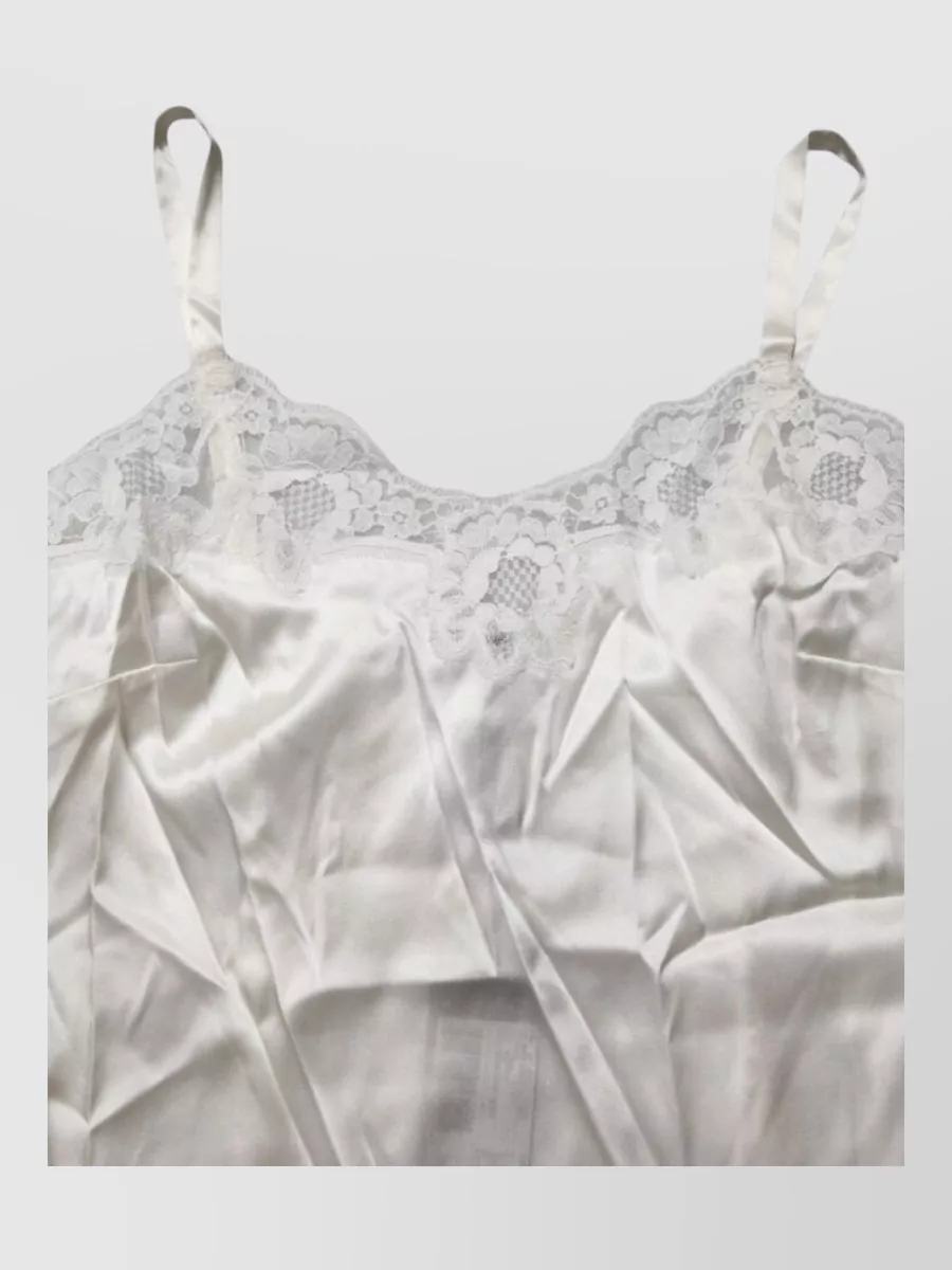 Dolce&Gabbana silk lace tank top