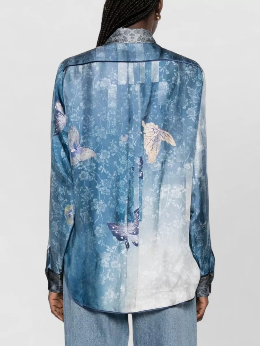 Pierre Louise Mascia Printed Silk Shirt