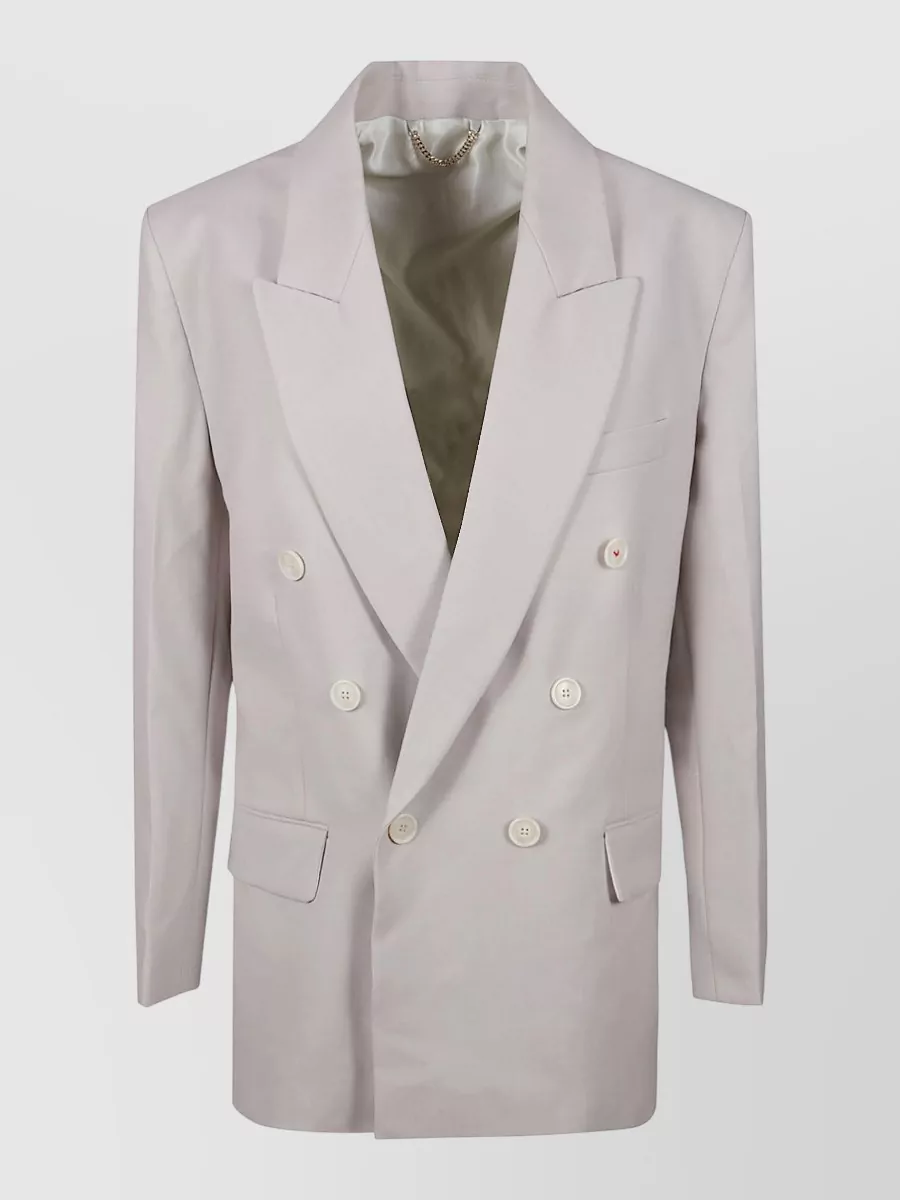 Victoria Beckham relaxed double-breasted blazer