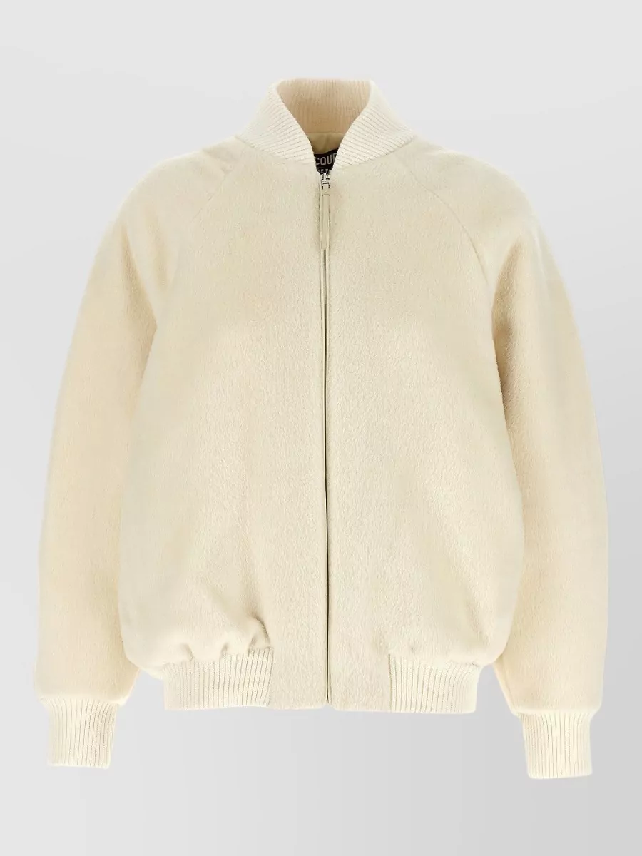 Jacquemus ribbed bomber jacket