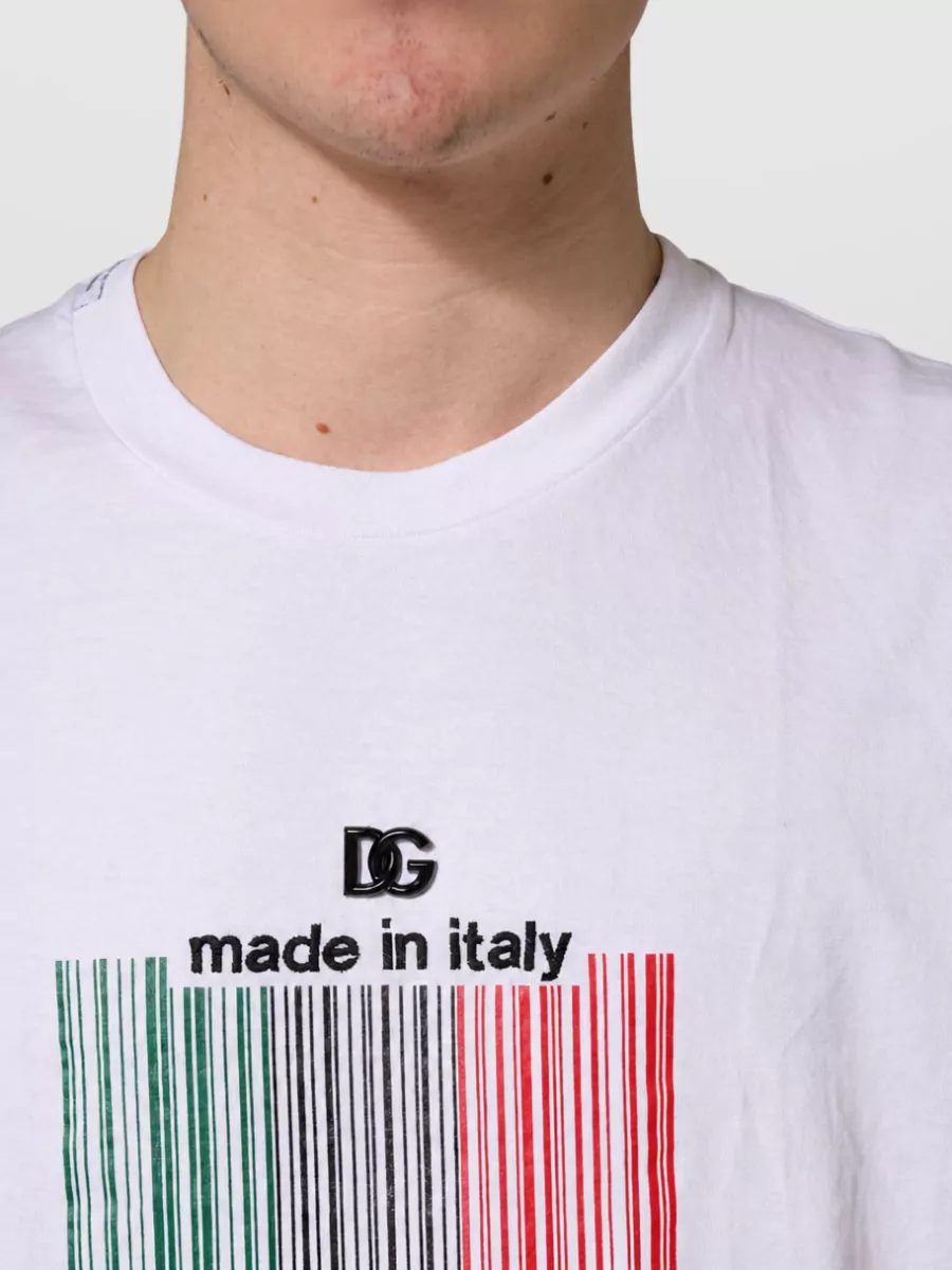 Dolce&Gabbana Cotton Crew Neck T-Shirt