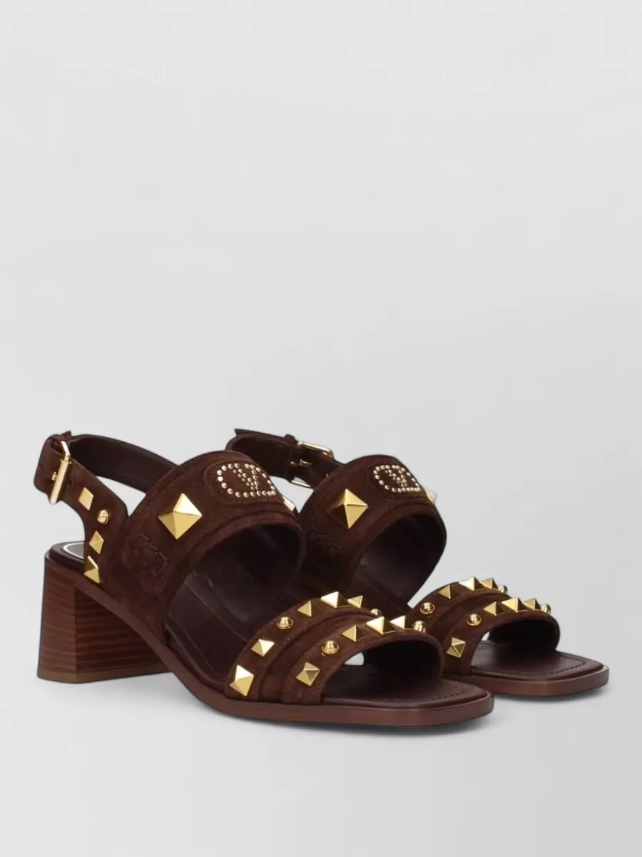 Valentino Garavani Suede Leather Sandals
