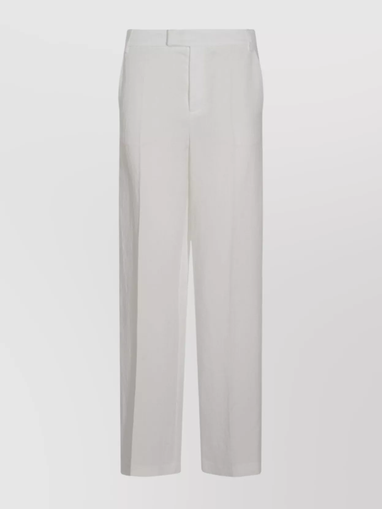 Shop Blumarine Trousers With Front And Back Pockets
