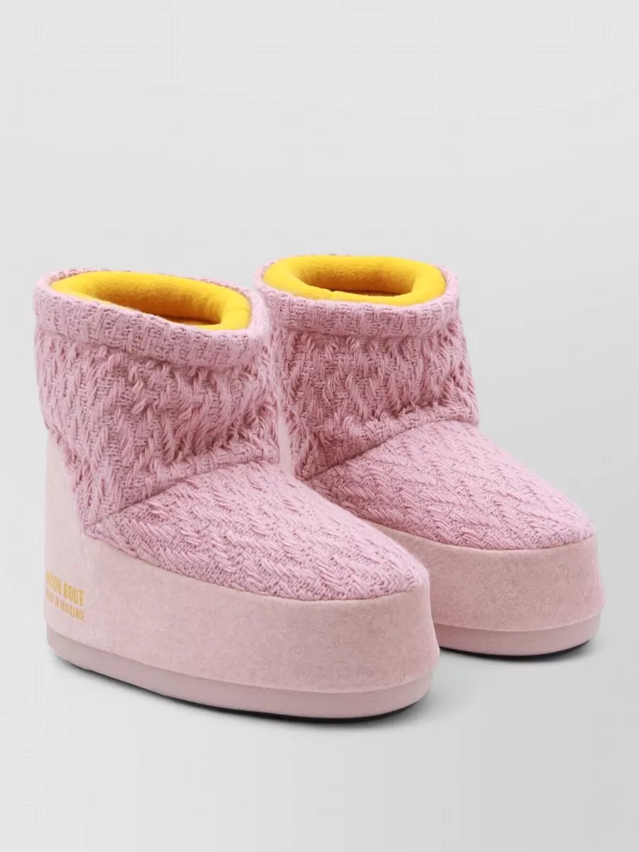 Moon Boot knit low ankle boots