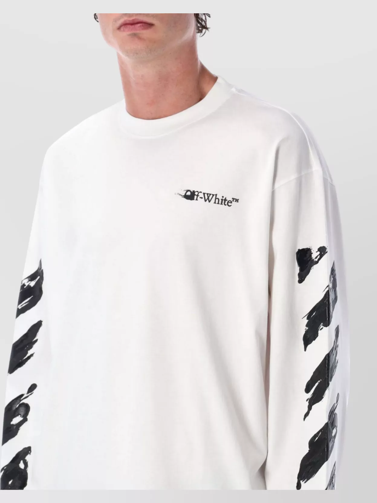 Off-White Graphic Long Sleeve Skate T-Shirt