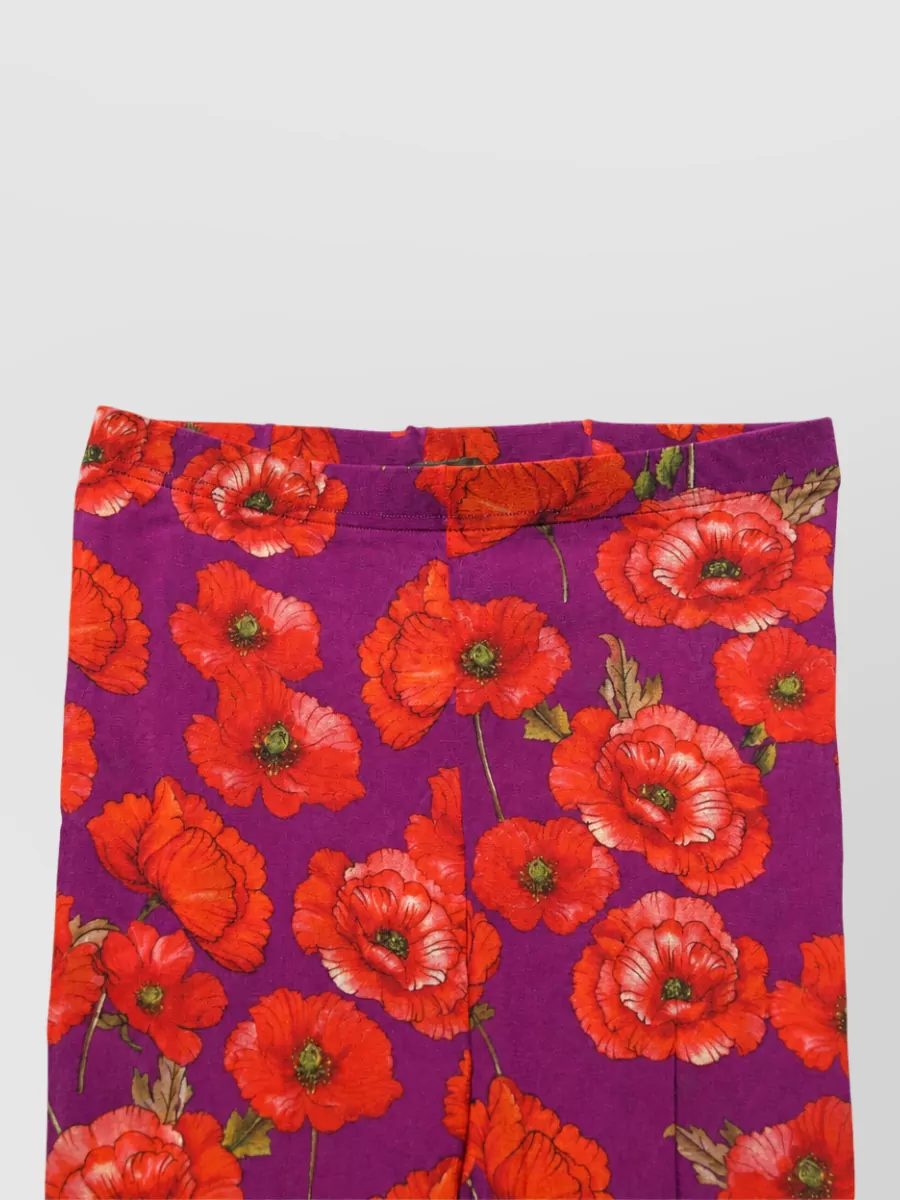 Dolce&Gabbana Nylon Floral-Print Tights