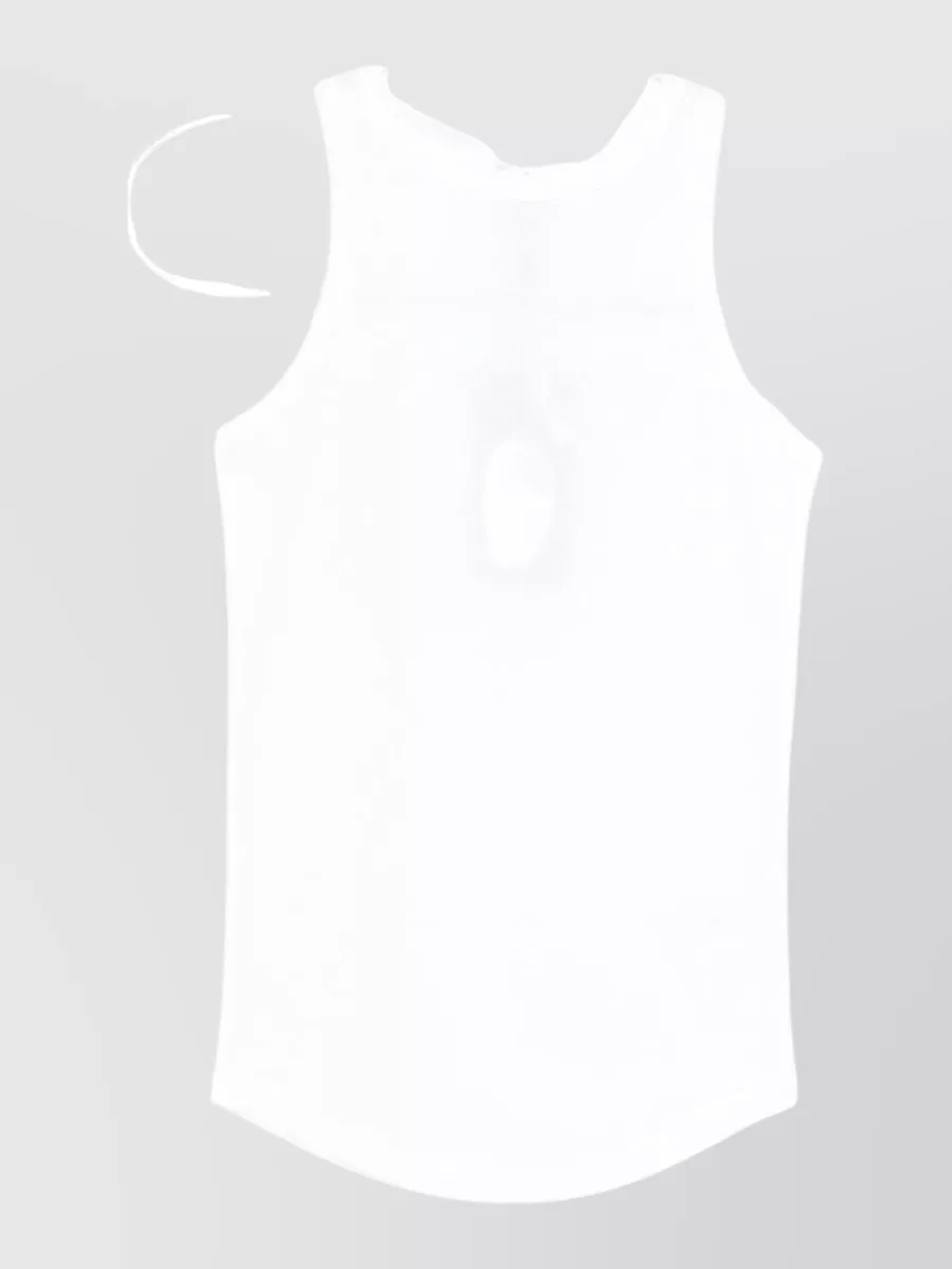 Herskind Cotton Mock Neck Sleeveless Tank Top