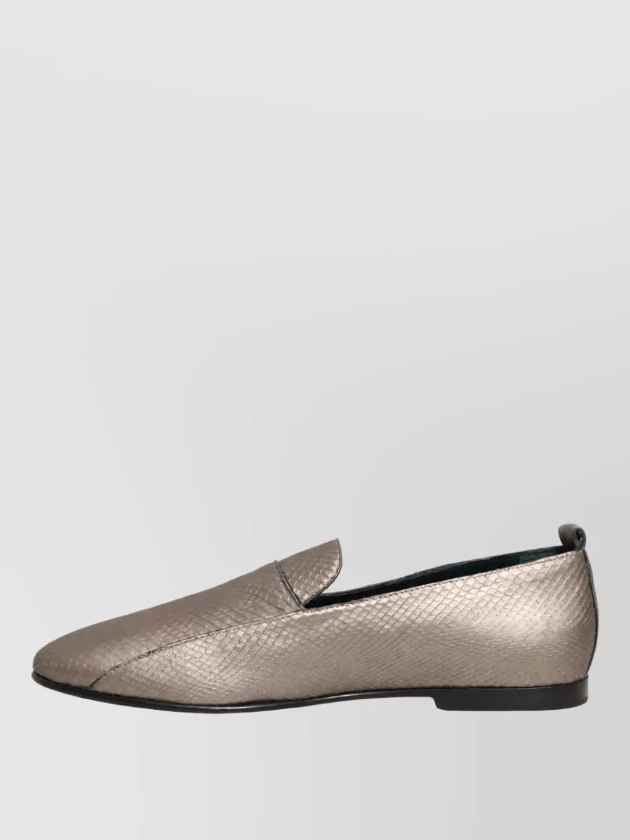 Dolce&Gabbana Leather Slip-On Slippers