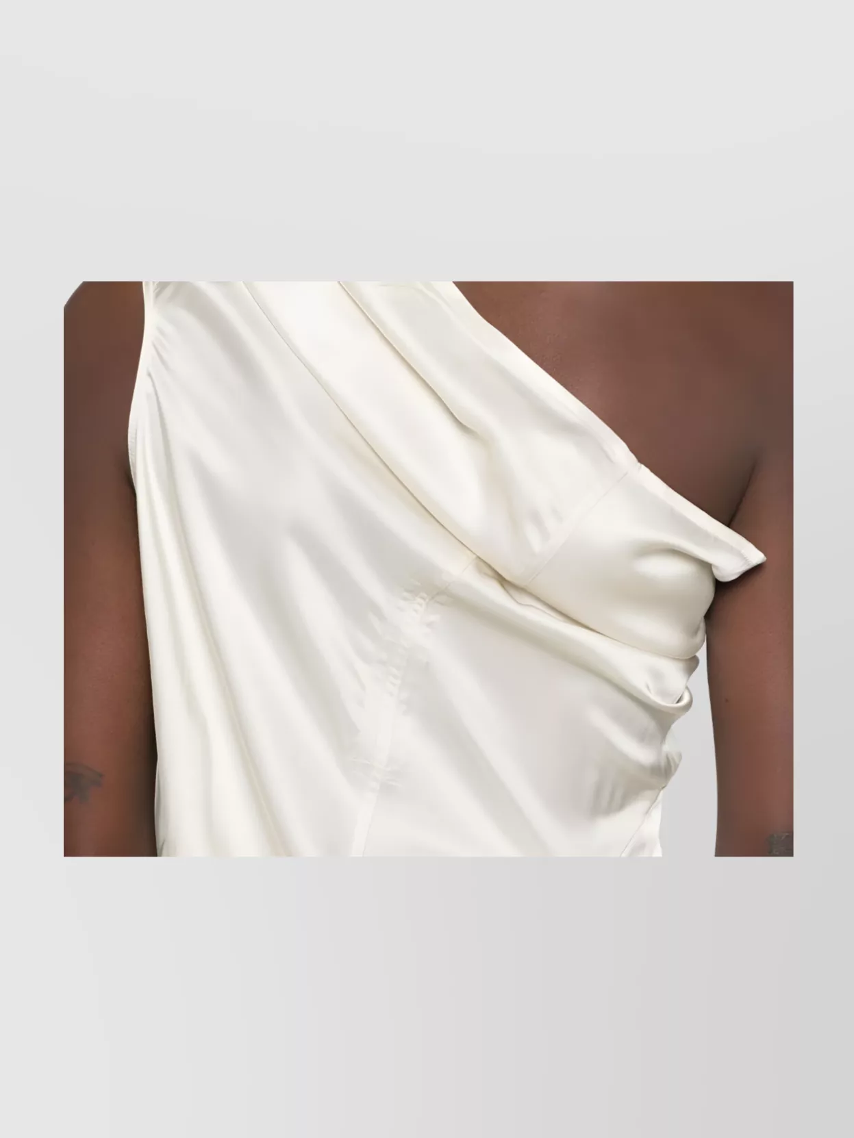 Rick Owens Athena One Shoulder Long Dress