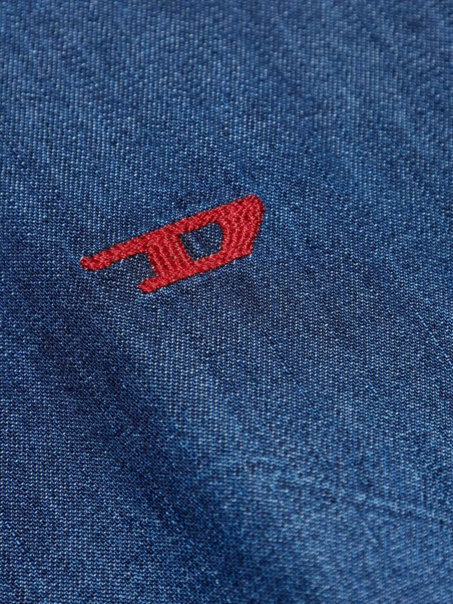 Diesel Long Sleeve Regular Fit Shirt Front Buttons