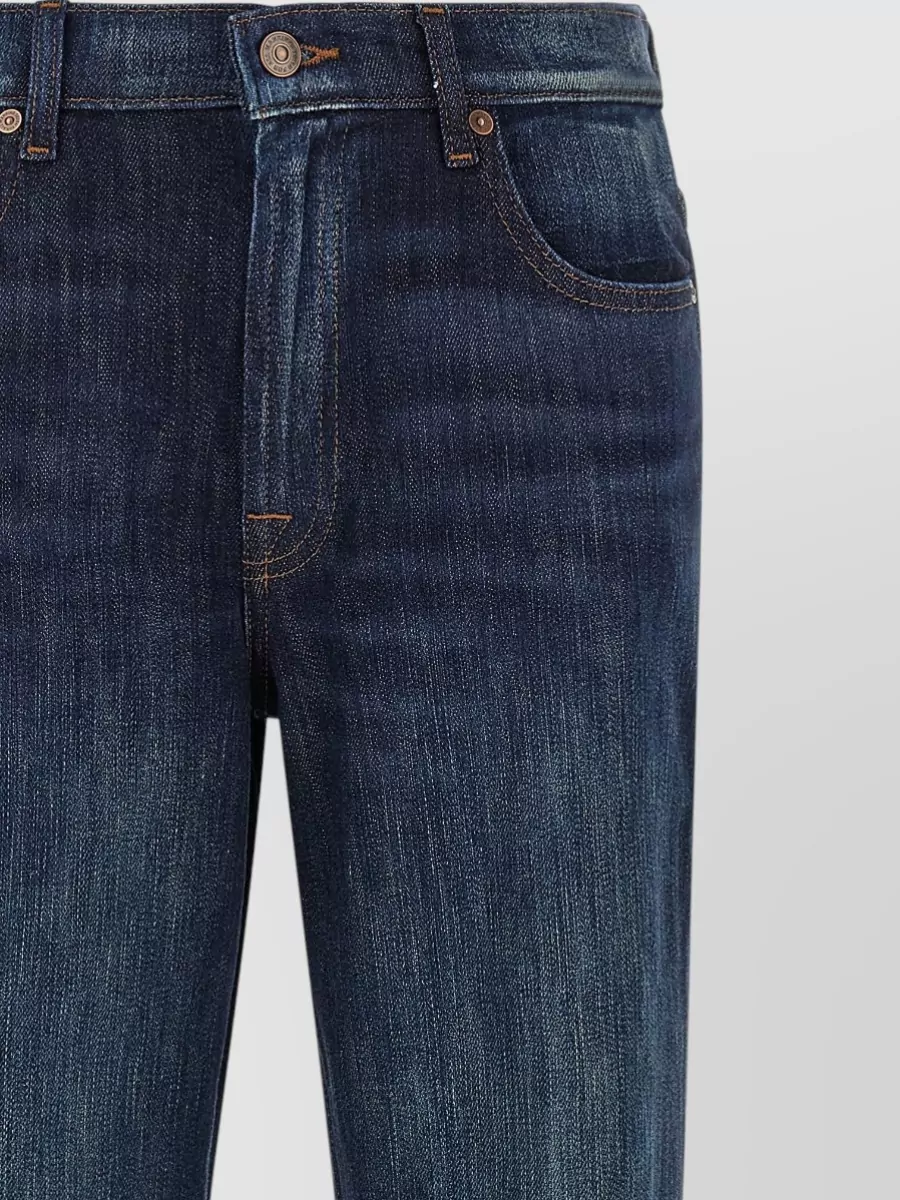 7 For All Mankind Denim Straight-Leg Jeans