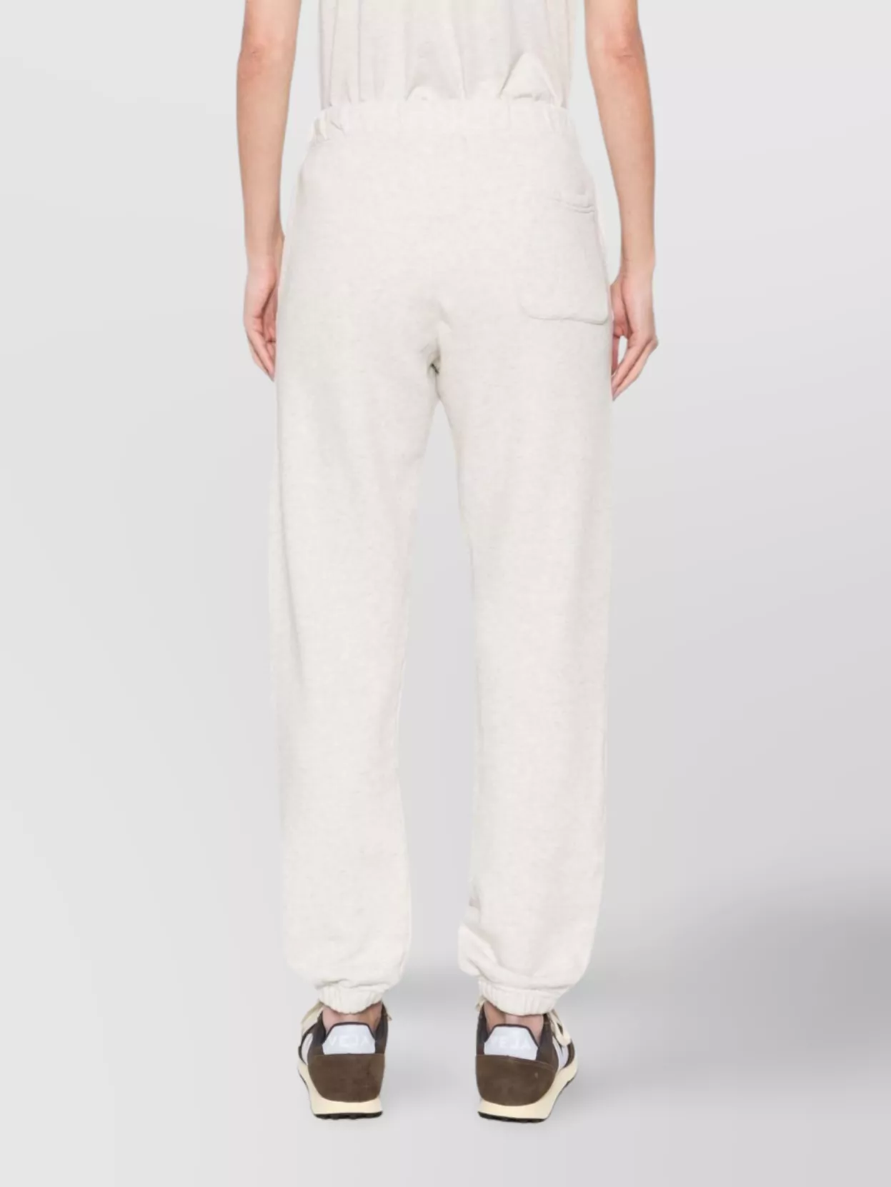 Autry Straight Leg Trousers Elastic Waistband In Multi