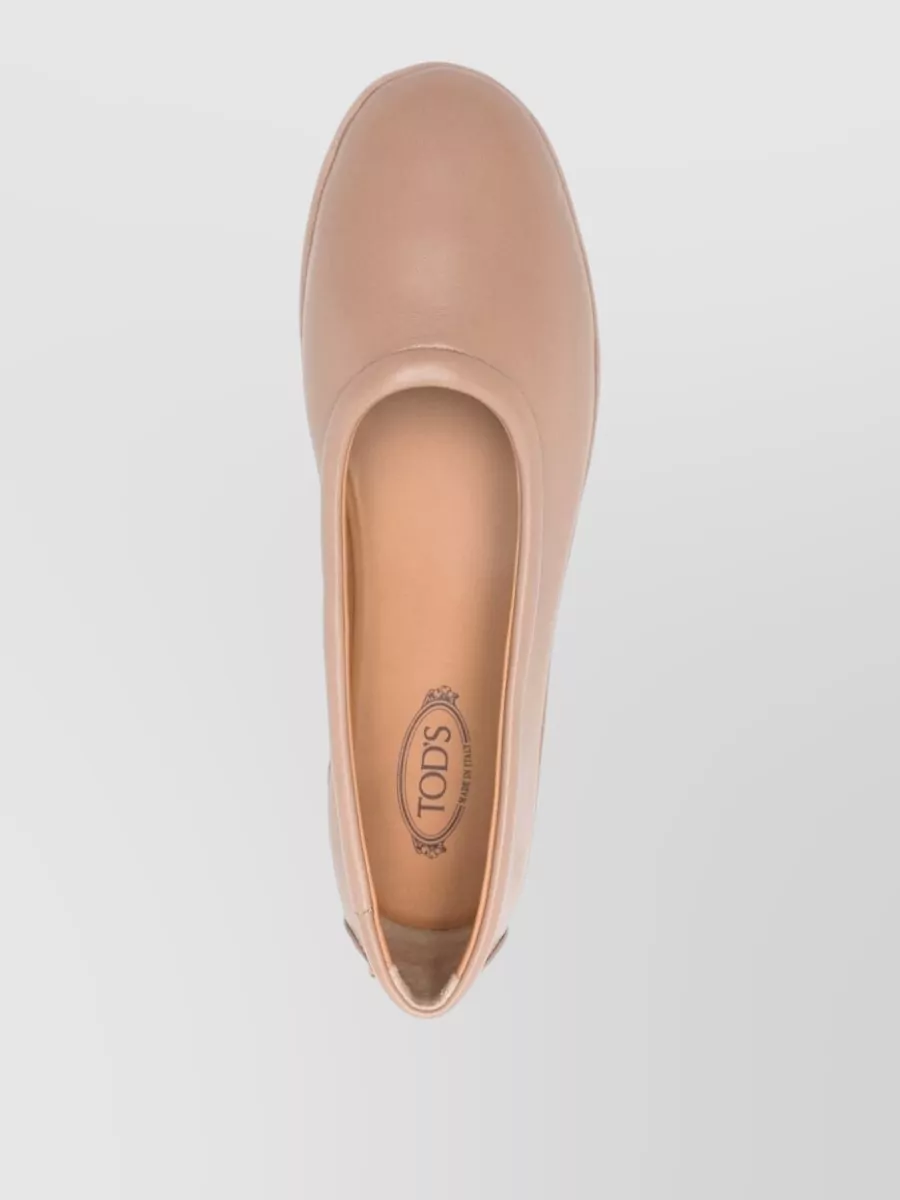 Tod's Leather Ballerina Shoes
