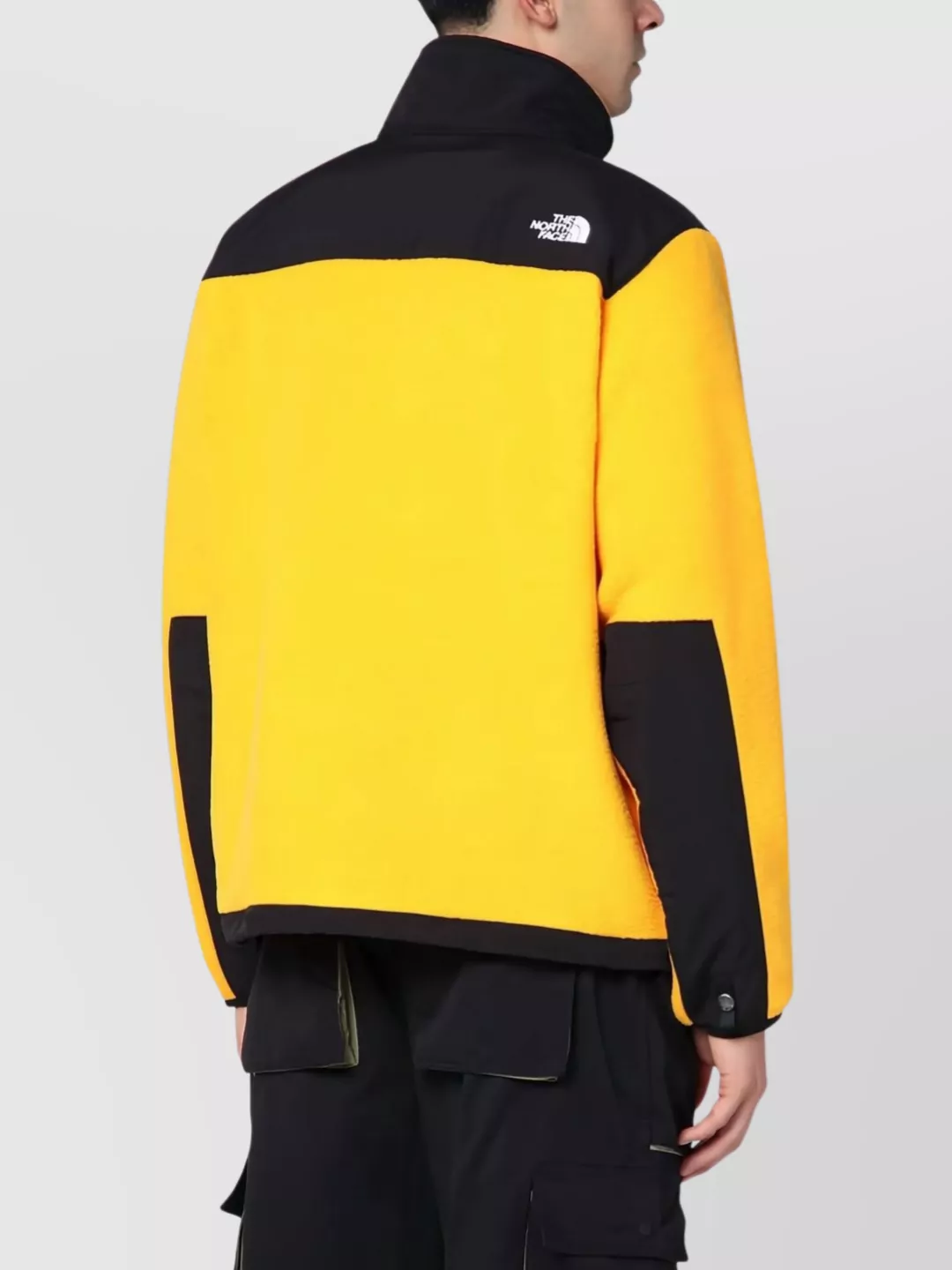 The North Face Color Block High Collar Jacket With Pockets
