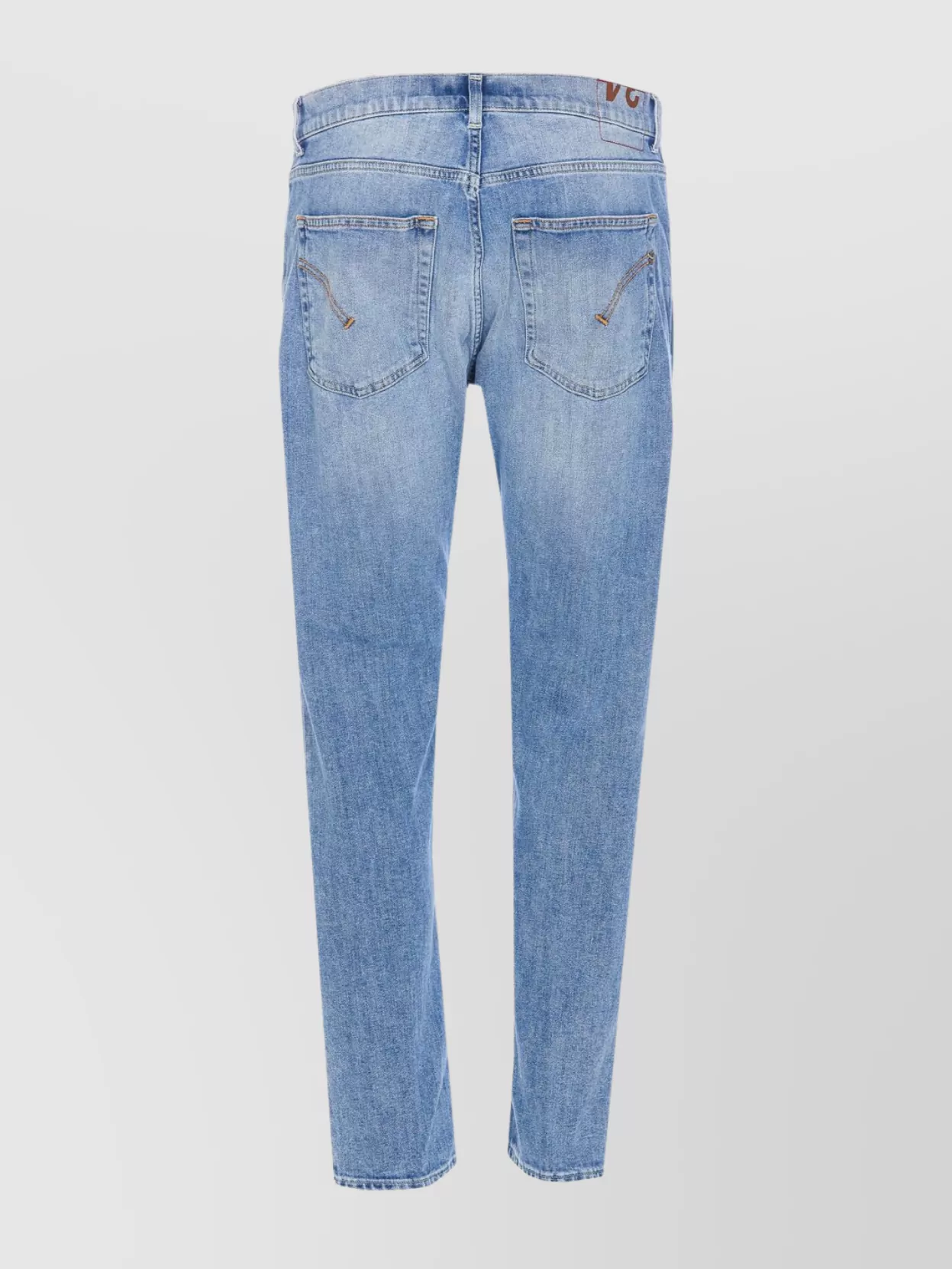 Dondup Skinny Trousers Five Pockets Rivet Detailing In Blue
