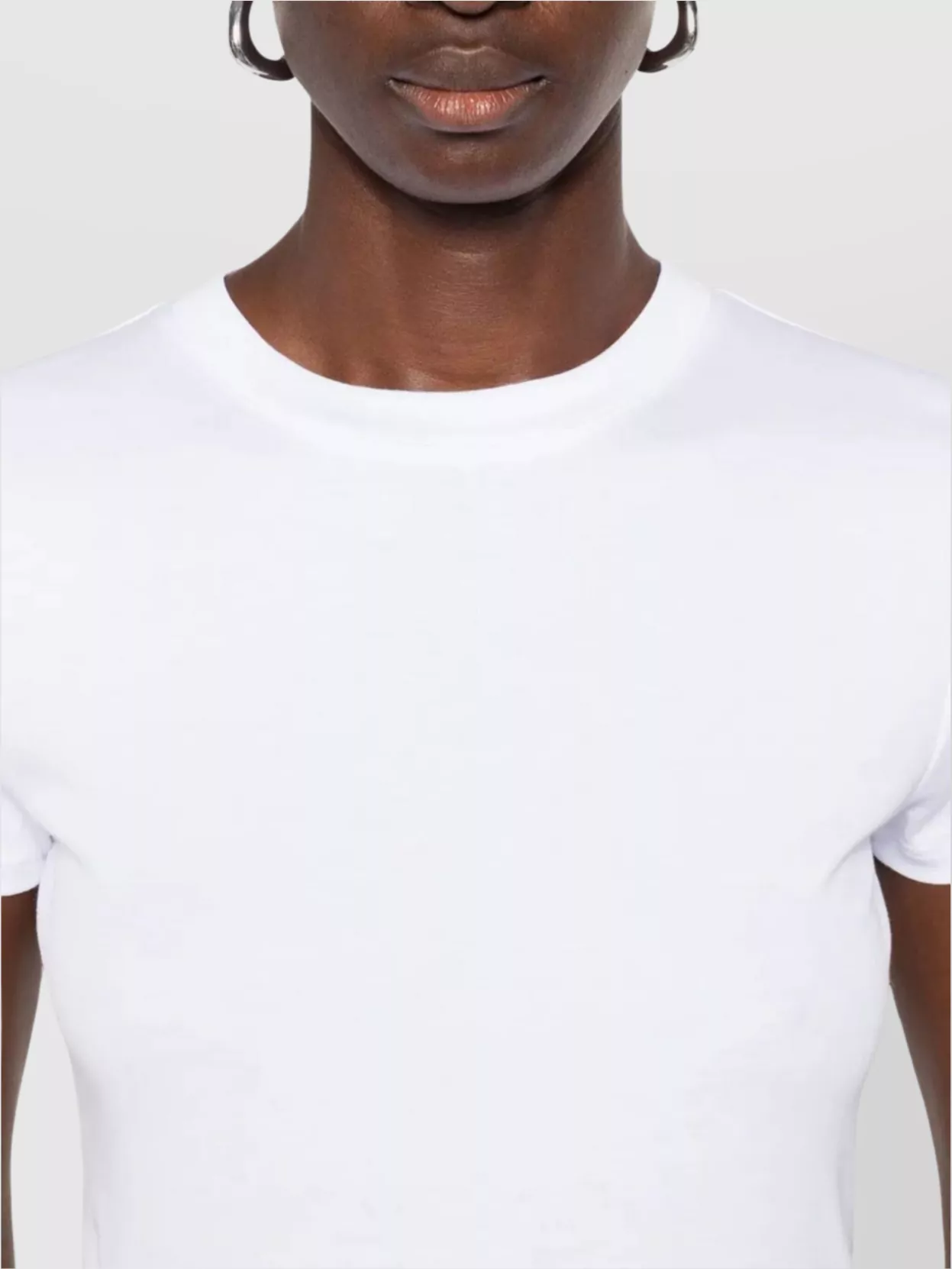 Calvin Klein Crewneck Supima Top Short Sleeves