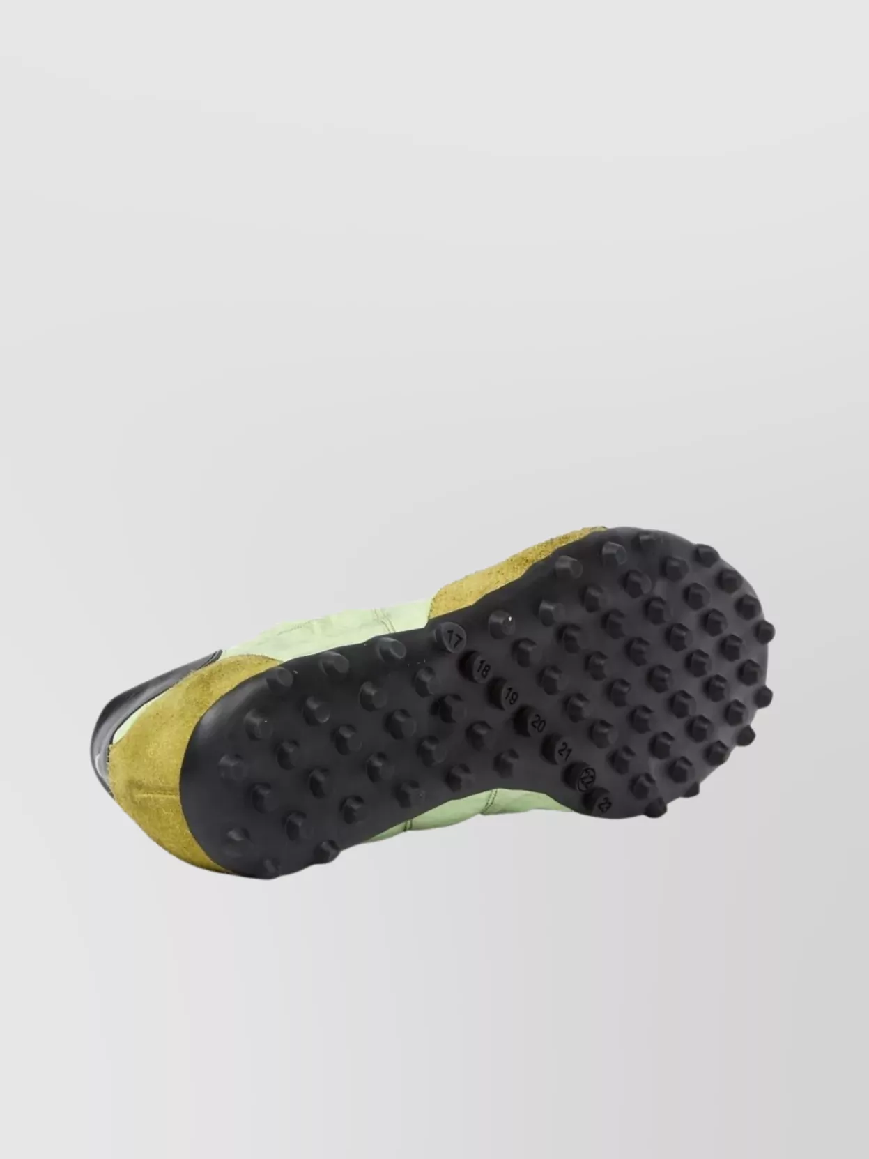 Maison Margiela Round Toe Low-Top Sneakers With Suede Accents