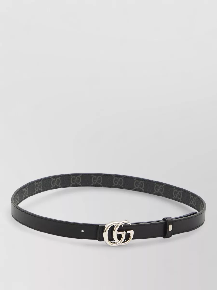 Gucci Reversible Gg Marmont Slim Belt