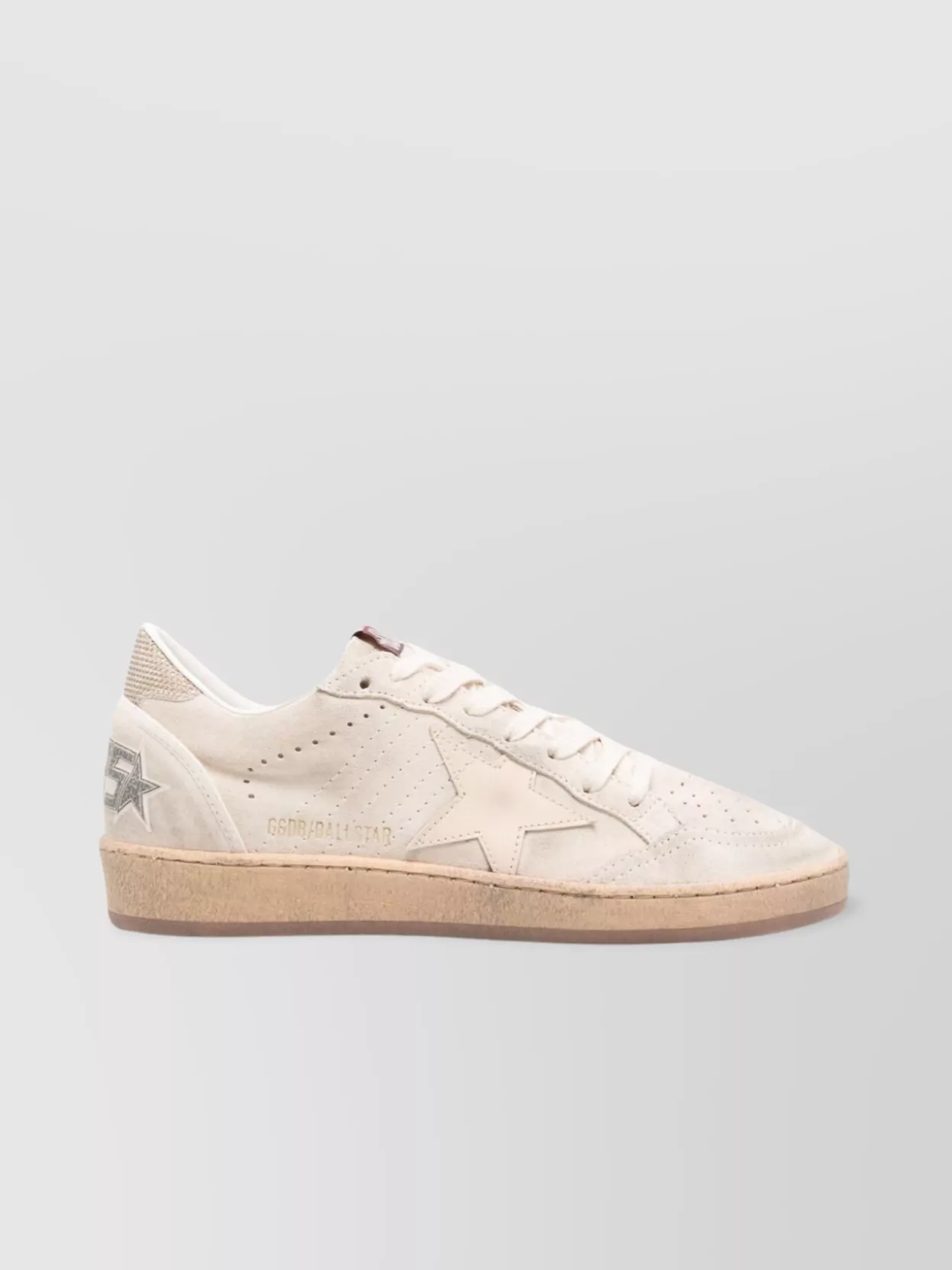 Shop Golden Goose Distressed Rubber Sole Sneakers
